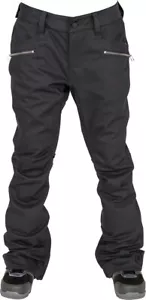 L1 Scarlett Snowboardhose Damen klein schwarz Overdye Denim neu - Bild 1 von 2