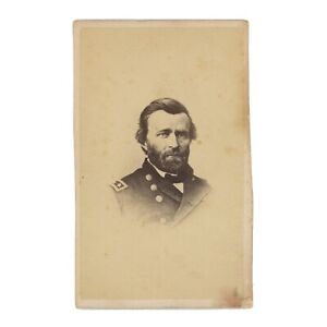 Civil War CDV from Engraving of General Ulysses S. Grant