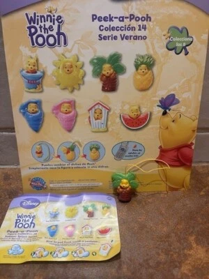 Winnie The Pooh Peek-A-Pooh Summer Splash Series 14 Coconut Tree TOMY Disney  - Image 1 of 3