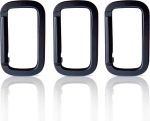 ® Set Di 3 Moschettoni Quadrati – Mini Moschettone – Moschettone – Moschettone – - Foto 1 di 12