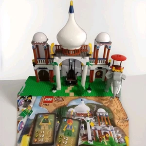 LEGO 7418 Scorpion Palace Orient Expedition 100% Comp con libro y tarjetas nuevas en paquete - SIN CAJA - Imagen 1 de 11