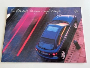 Renault Megane 1.6e 1.6 2.0 16V COUPE UK Market Brochure February 1996 - Picture 1 of 1