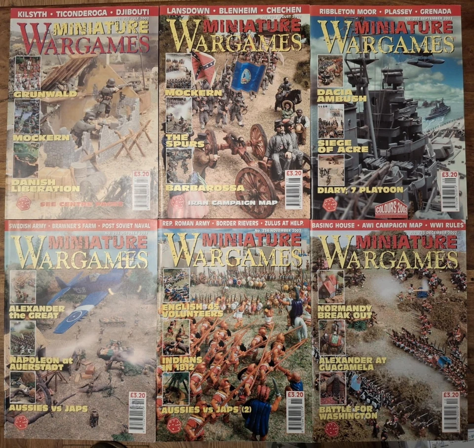 Rivista Wargames in miniatura, da luglio a dicembre 2002, 230-235 - Immagine 1 di 1