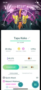 Tapu Koko con fondo! ¡Registrado o no registrado! 30 días de amistad - Imagen 1 de 1