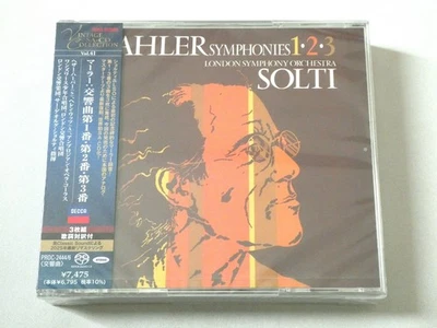 Solti LSO Mahler Symphonies No. 1, 2 & 3 3SACD Hybrid TOWER RECORDS JAPAN - Image 1 of 2