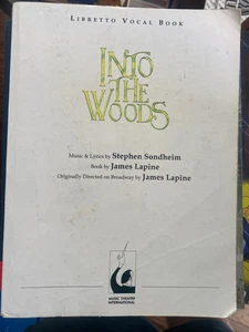 Into the Woods Libretto Vocal Book Music Theatre Int'l Stephen Sondheim - Picture 1 of 1