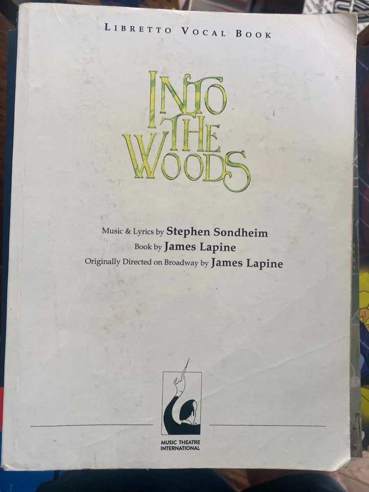 Into the Woods Libretto Vocal Book Music Theatre Int'l Stephen Sondheim - Image 1 of 1