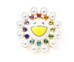 Prendedor de flores Takashi Murakami flor perla réquiem sin abrir exclusivo de Japón nuevo - Imagen 1 de 2