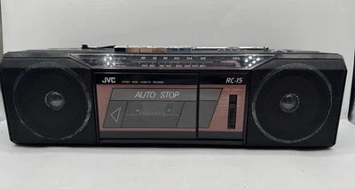 Vintage JVC RC-15 J Stereo Radio Cassette Recorder Kassette funktioniert nicht lesen - Bild 1 von 4