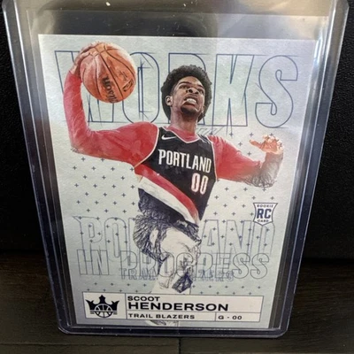 2023-24 Court Kings - Scoot Henderson - Work in progress Sapphire RC 24/25 (#21) - Image 1 of 4