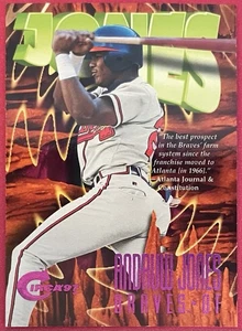 Andruw Jones 1997 Circa Rave #329 /150 #D 41/150 Braves - Picture 1 of 2