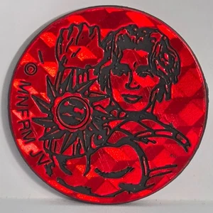 Vintage Pog  * Canada Games REBOOT Slammer / Kini * #1 RED - Bild 1 von 2