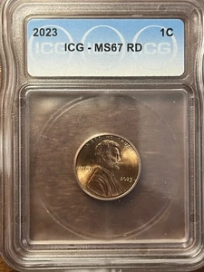 2023 Lincoln Union Shield Cent ICG MS 67RD - Picture 1 of 2