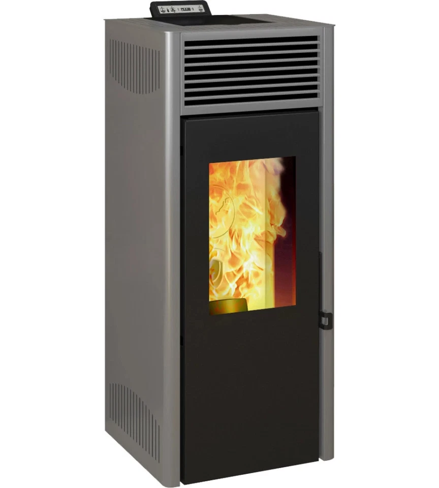 STUFA A PELLET VENTILATA INVICTA "NUOVA NOLA PLUS" GRIGIO 9,5 KW - Immagine 1 di 1