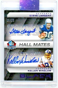 Panini Black Hall Mates Dual Auto #14 Steve Largent Kellen Winslow /25 NFL '25 - Bild 1 von 2