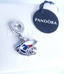 PANDORA Puerto Rico Location Dangle Charm with BOX Silver 925 Ale Authentic - Picture 1 of 5