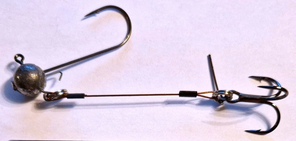 Mustad Hooks Stinger Jig, Jighead mit Stinger für Gummifische - Bild 1 von 3