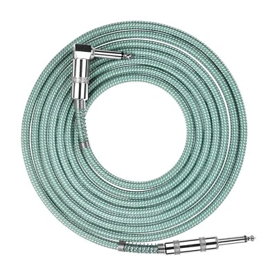10ft Braided Wire 6.35mm Shielded Audio Cable Special Extension Cable For Guitar - Image 1 of 4