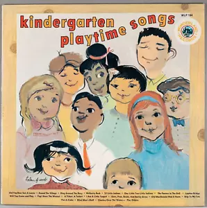 WONDERLAND RECORDS Kindergarten Playtime Songs 1979 LP Vinyl Record Album - Foto 1 di 5