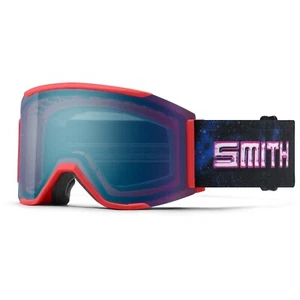 Occhiali da neve Smith Squad Mag cupola cromata bambino selvaggio, ChromaPop blu tutti i giorni nuovi - Foto 1 di 2