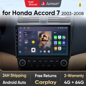 4+64GB per Honda Accord 7 2003-2007 Android 13 AUTORADIO NAVI GPS WIFI Carplay - Foto 1 di 12