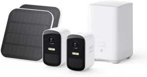 eufy Security eufyCam 2C 2-Cam Kit Wireless Solar Security Camera Outdoor IP67 - Picture 1 of 4