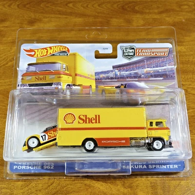 Hot Wheels Premium Car Culture Team Transport Shell Porsche 962 Sakura Sprinter - Image 1 of 4