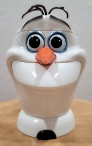 Disney on Ice Frozen Olaf der Schneemann Plastikbecher mit Klappdeckel 2001 / sehr guter Zustand - Bild 1 von 7