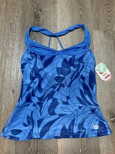 New Wilson Women’s Spring Art Athletic Tennis Tank Top Size Medium New With Tags