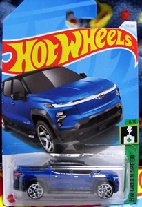 Hot Wheels 2024 Mainline Case F "Silverado EV RST" HW Green Speed 8/10 - Bild 1 von 2
