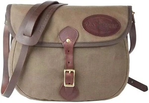 Men's Cowhide Messenger Bag High-Density Water-Repellent Canvas Bag - Picture 1 of 6