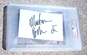 MICHAEL PORTER JR. SIGNED CUT PSA/DNA Auto Slabbed DENVER NUGGETS Full Name Sig - Picture 1 of 4