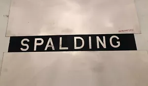 Skegness Depot Linen Bus Destination Blind Feb 1971 41"- Spalding - Picture 1 of 9