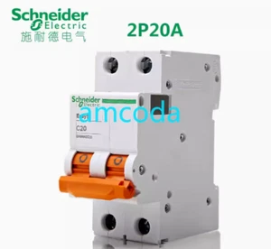 1PC NEW Schneider Circuit breaker EA9 series 2P C20A EA9AN2C20 - Picture 1 of 1