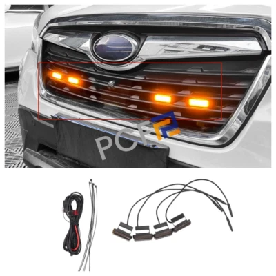 Luces de conducción LED para parachoques delantero para Subaru Forester/Outback/XV parrilla superior Foto 1 de 4