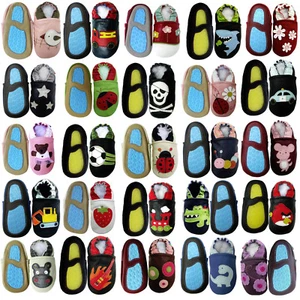 carozoo semelle souple des décombres cuir bébé/bambin chaussures jusqu'à 4 ans - Picture 1 of 31