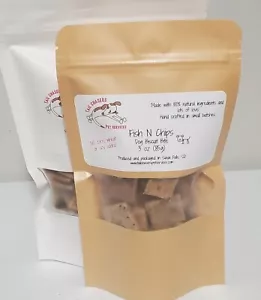 Fish N Chips Dog Biscuit Bites (No corn, wheat or soy added) - Picture 1 of 2