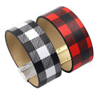 New Buffalo Pu Leather Cuff Bangle Bracelet for Women Wide Wrap Magnet Bracelets
