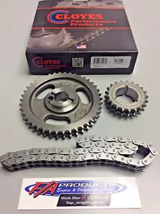 Cloyes Gear 9-1138 bloque pequeño Ford 1972 a 2001 motores callejeros juego de sincronización verdadera - Imagen 1 de 4