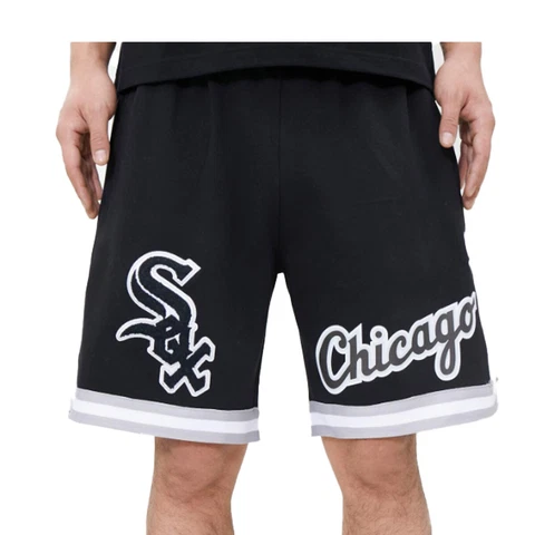 Pro Standard MLB Chicago White Sox Pro Team Mens Black Shorts, Size 2XL Cover