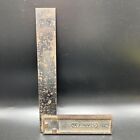 Used Vintage Stanley No 12 Try-Square 8" All  Metal Wood Working Tool