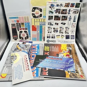 Lot of Vtg Robotix Instruction Manuals Decal Sticker Sheets Desert Rover 4000 - Picture 1 of 8