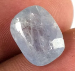 Zaffiro Blu Ovale Alta Qualità Gemma Ceylon Naturale 3,75 Ct Certificato BS52 - Foto 1 di 13