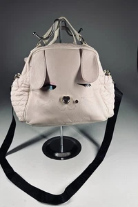 Betsey Johnson LUNCH BOX PINK BUNNY RABBIT Face Tote Bag Insulated - Picture 1 of 9