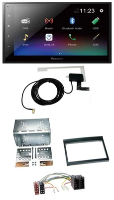 Pioneer DAB MP3 Bluetooth 2DIN USB Autoradio für Porsche 911, 996 (97-06) - Bild 1 von 4