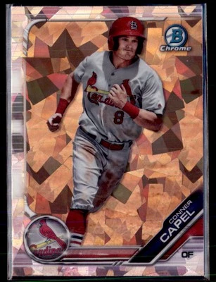 2019 Bowman Chrome Atomic Refractor Conner Capel St. Louis Cardinals #BDC-110 - Image 1 of 2