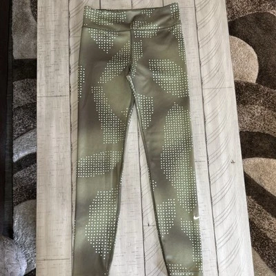 Nike Dri-Fit One Niñas Leggings Talla L Calce Ajustado Tiro Alto Largo Completo Foto 1 de 3