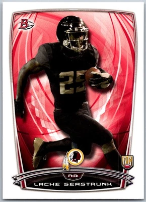 2014 Bowman 44 Lache Seastrunk Rookies   RC Washington Redskins Football Card - Image 1 of 2