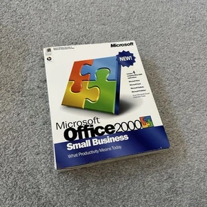 Microsoft Office 2000 Small Business Word Excel Outlook Publisher English - Picture 1 of 8