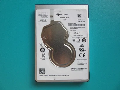 Seagate ST2000LM007 2TB 2.5" HDD Drive 1R8174-568 May 2018 WU China WDZ SBK2 - Image 1 of 4